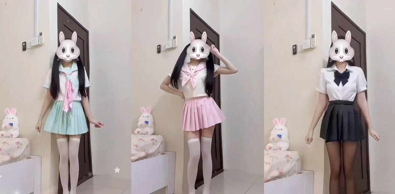 萝莉福利姬【兔兔】大尺度私拍流出，反差少女三点全露，跳蛋狂震粉穴自慰高潮不断